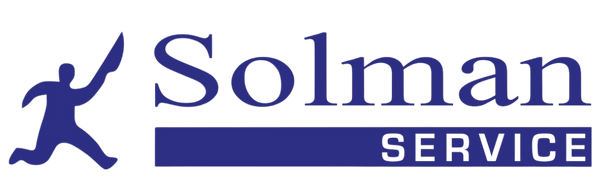 Logo Coltelleria Solman, specializzata nel noleggio di coltelli professionali per ristoranti, hotel, macellerie e supermercati